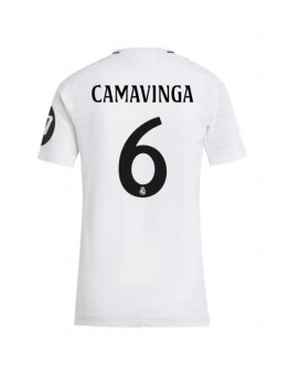 Real Madrid Eduardo Camavinga #6 Replika Hemmakläder Dam 2024-25 Kortärmad